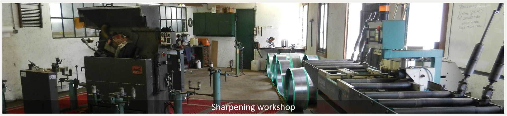Sharpening workshop